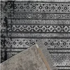 فرش مینیمال 9352 ذغالی