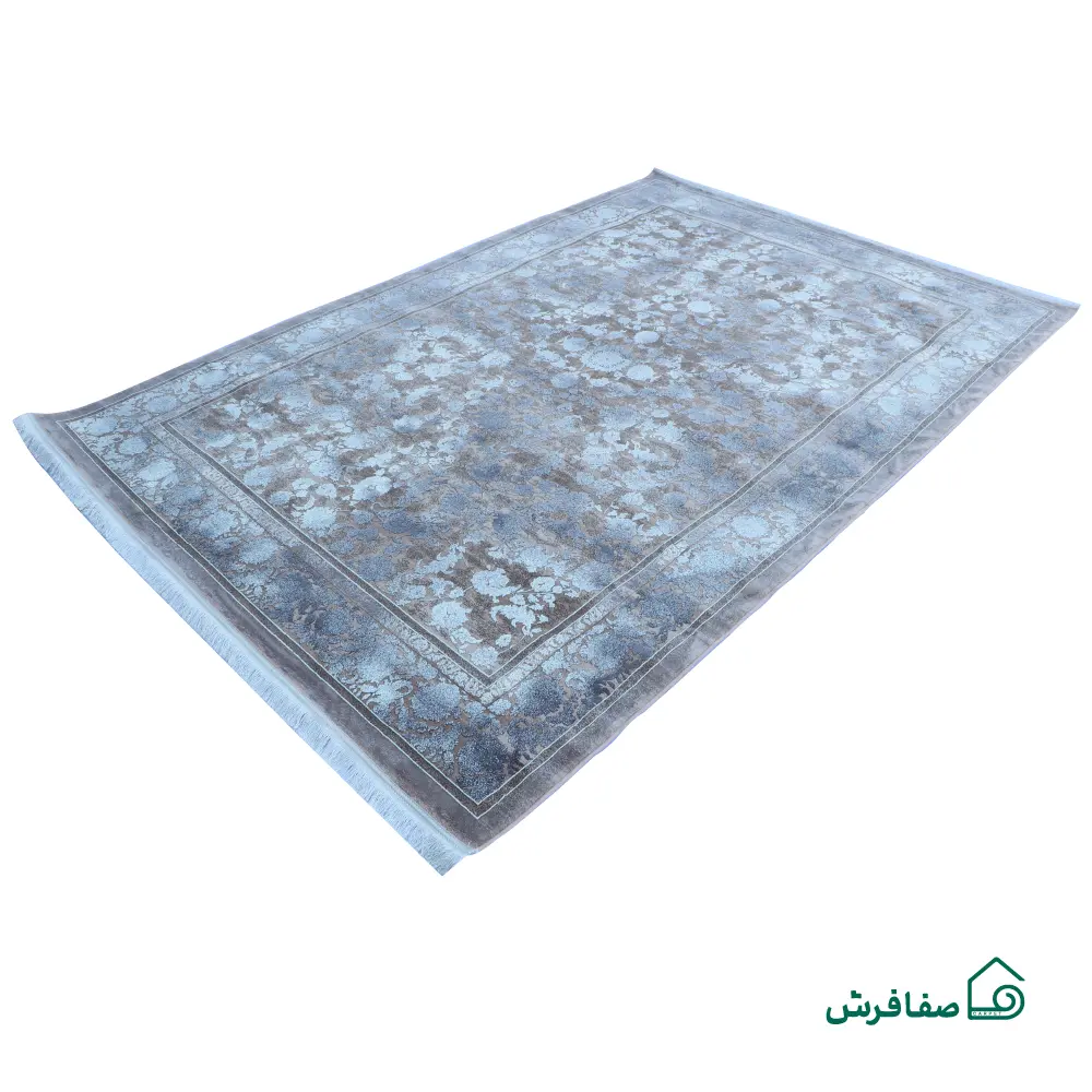 فرش وینتیج 32003 نقره‌ای