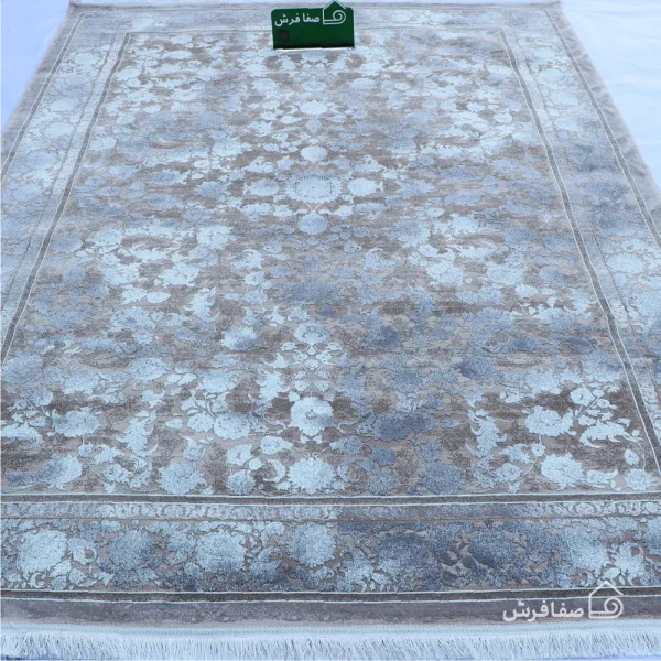 فرش وینتیج 32003 نقره‌ای