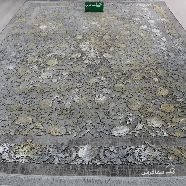 فرش وینتیج میلان ذغالی