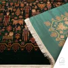 فرش ابریشم ماشینی 730801 سبز - تصویر 8