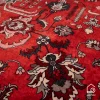 فرش ابریشم ماشینی 743104 قرمز کرم - تصویر 8