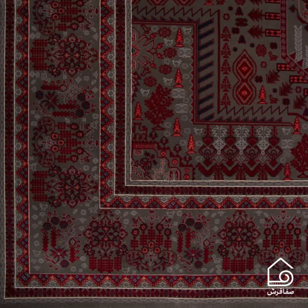 فرش وینتیج درختی دودی DLM - تصویر 5