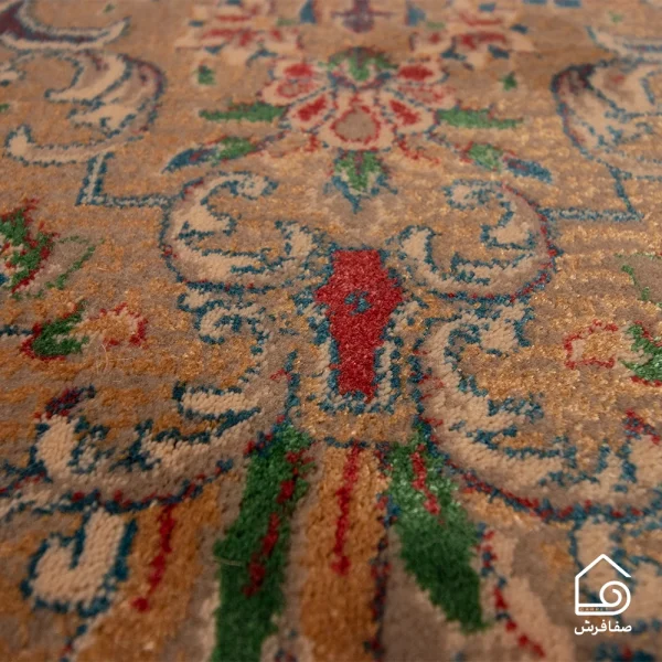 فرش وینتیج HR 185 نسکافه‌ای - تصویر 7