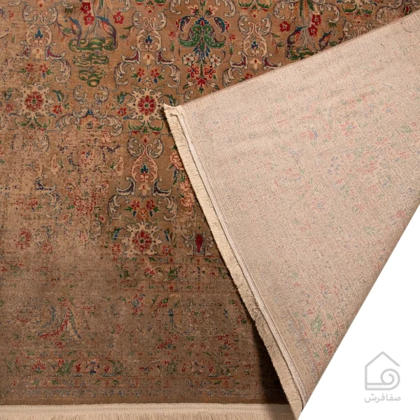 فرش وینتیج HR 185 نسکافه‌ای - تصویر 4